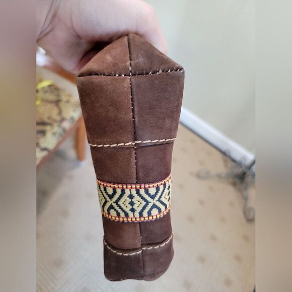 Antigua handmade leather full zip pouch - Picture 3 of 7